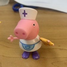 Nurse Peppa Pig Figurine Holding Toy