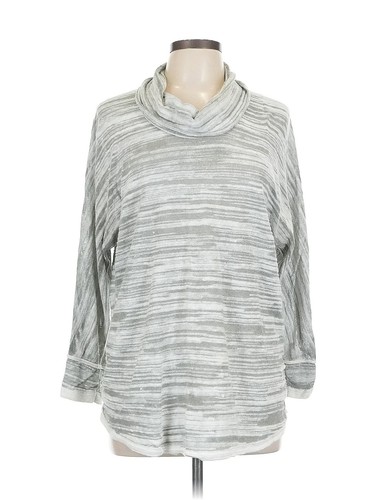 Maglione Donna NIC+ZOE Girocollo Beige Multicolor - Taglia L - Cotone Blend