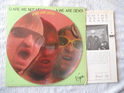 DEVO - Picture disc-LP ''Are we not men? We are Devo!'' - ex+/vg+