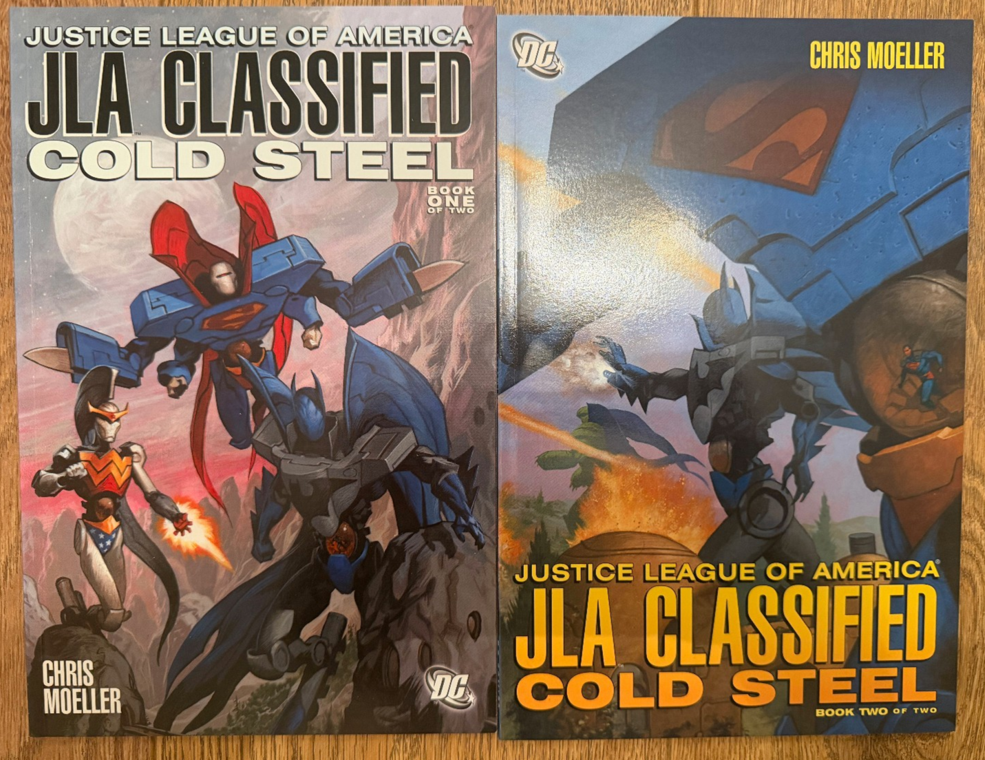 JLA Justice League Classified Cold Steel 1+2 Paperback TPB DC Comics Moeller