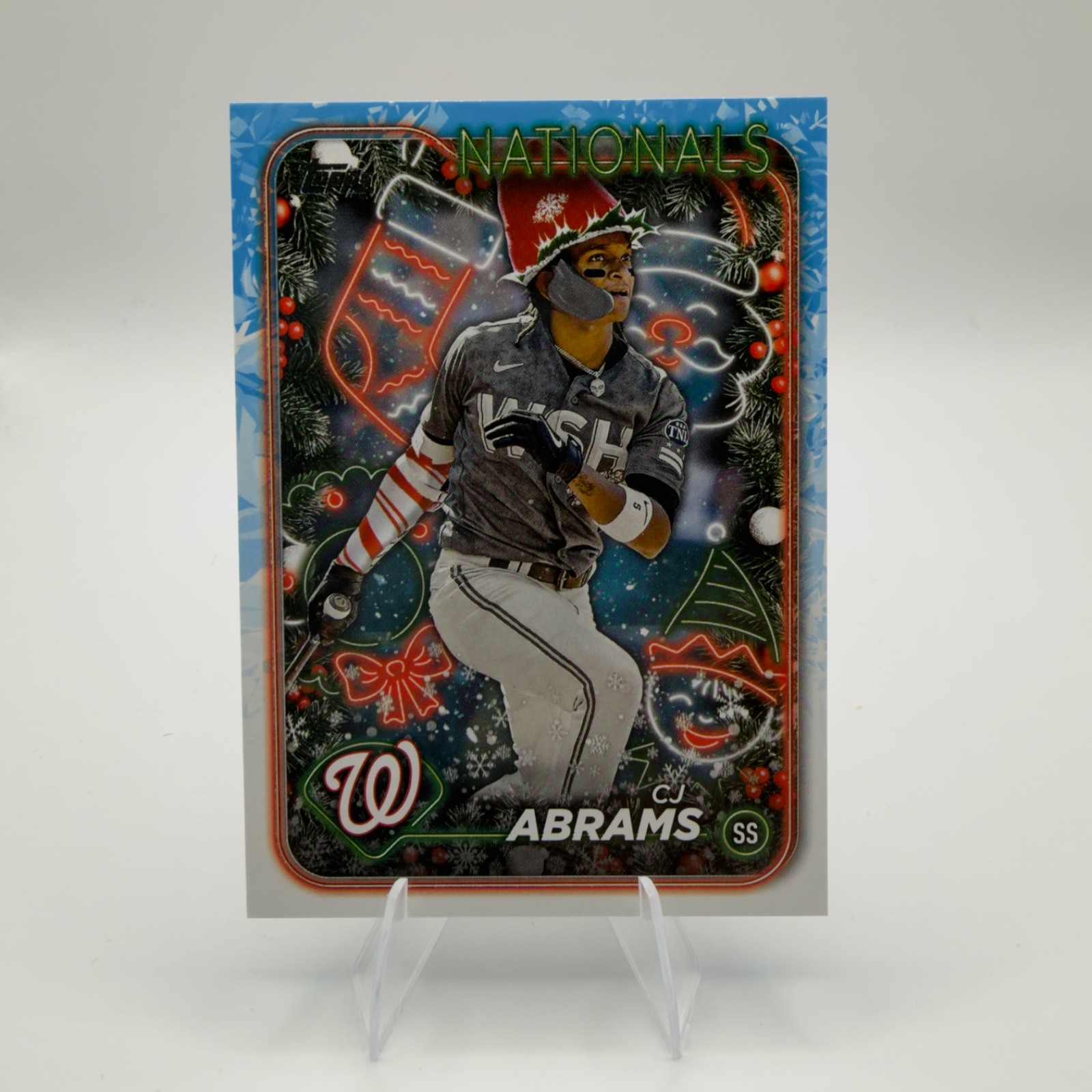 CJ Abrams #H47 2024 Topps Holiday Image Variation SP Washington Nationals
