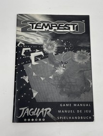 Atari Jaguar - Tempest 2000 - CIB+ Complete in Box, Manual Reg Card, Inserts