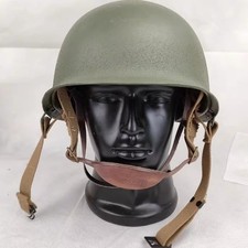WWⅡ Classic American M1C Double Layered Helmet Airborne Paratrooper Replica Prop