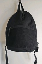 Black Mesh Front Backpack