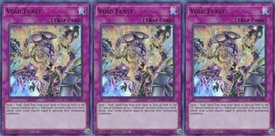 3x Void Feast | BROL-EN093 | UR | 1st Ed | NM | YuGiOh