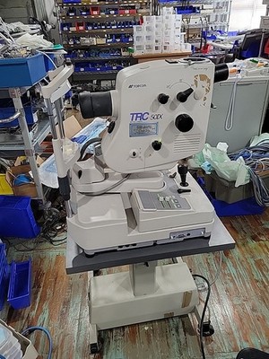 TOPCON TRC-50IX Retina Camera as pictured Working NOTHING MORE