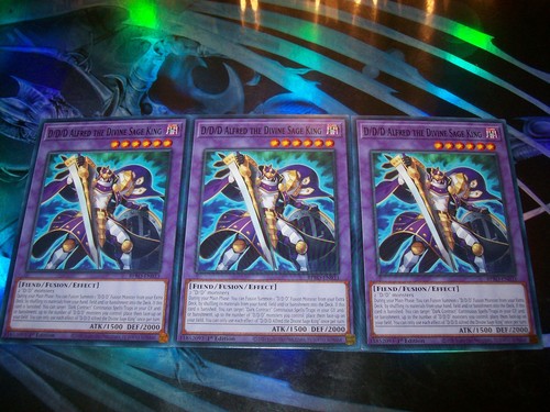 3x D/D/D Alfred the Divine Sage King 1st Edition Common BPRO-EN033 Yu-Gi-Oh!