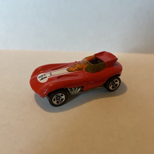 1998 Hot Wheels Cat-A-Pult No. 64 Red Vintage Retro Diecast Car Loose - Picture 3 of 5
