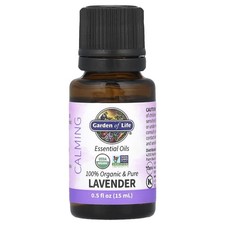 Essential Oils, 100 Organic  Pure Lavender, 0.5 fl oz 15 ml 