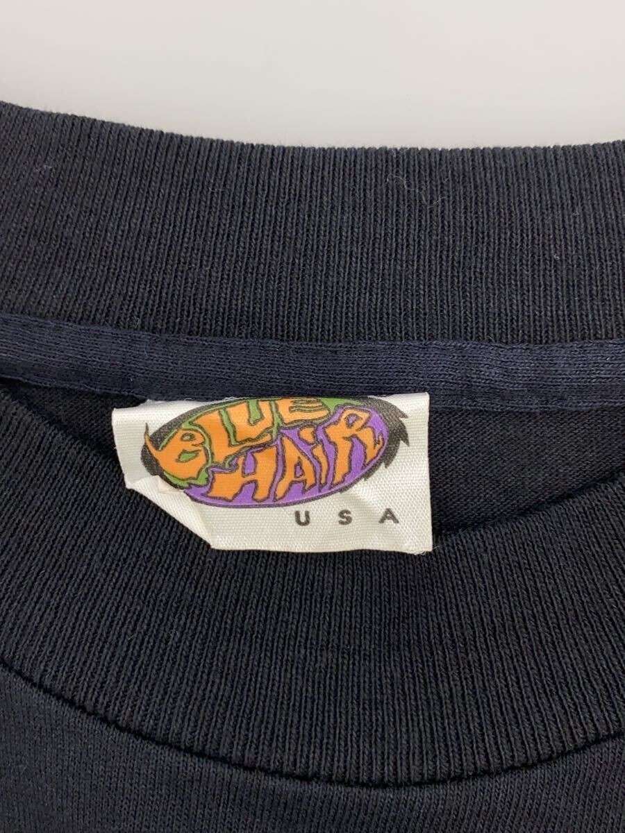 ALTRA ALTRE MARCHE T SHIRT CAPELLI BLU COTONE NERO DENNIS RODMAN USA Usata