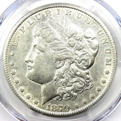 1879 CC Morgan Silver Dollar Carson City Mint Key Date Magnet Tested BU COIN$#%#