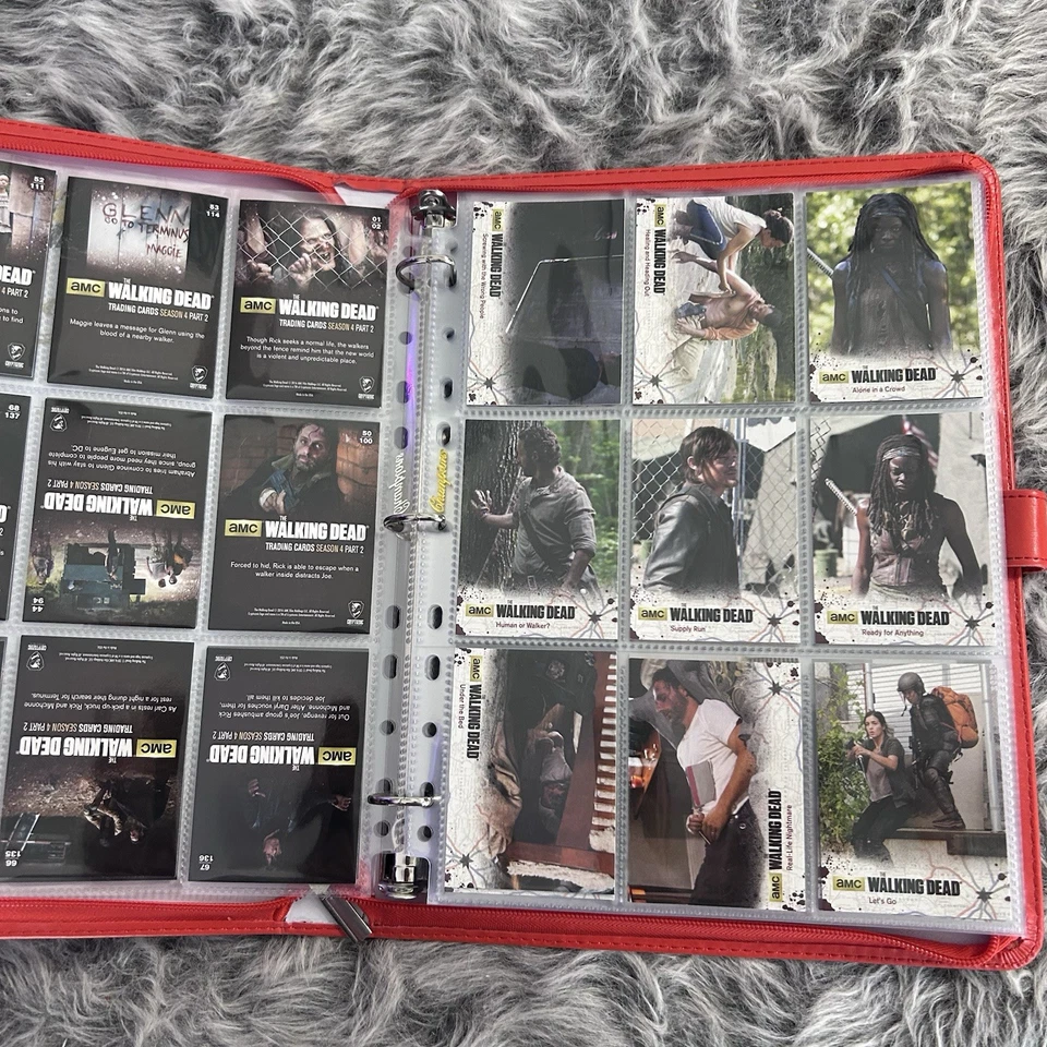 AMC The Walking Dead Season 4 Part 2 Trading Card Bundle – Binder Lot – Topps - Image 4 of 4