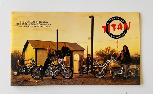 1998 Titan Motorcycle Co. Sales Brochure Catalog Roadrunner Sidewinder RM