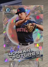 Nick Yorke 2021 Bowman Chrome 40-Man Futures Atomic Refractor /150 #FMF-25