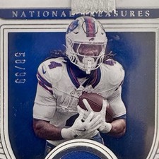 2023 Panini National Treasures Century Materials James Cook /99 Buffalo Bills