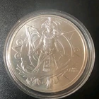 1 OZ 0.999 FINE SILVER "AZTEC WATER DEITY" ROUND IN CAPSULE