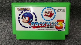 Famicom Software Model Number Rockman 3 Dr. Wily S Last Stand Capcom FCv72