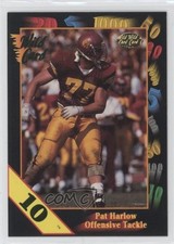 1991 Wild Card Draft 10 Stripe Pat Harlow #38 Rookie RC 0ij6. rookie card picture
