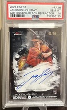 2024 PSA 10 Jackson Holliday RC Auto /10 JERSEY MATCH 7/10 Topps Finest Orioles