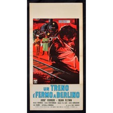 locandina  UN TRENO E' FERMO A BERLINO JOSE' FERRER SEAN FLYNN ROLF HADRICH B27