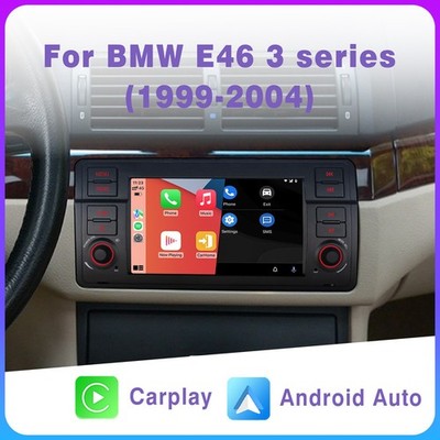 Autoradio Hohe Leistung CarPlay Android Auto DAB BT BMW E46 3er Serie 1999-2004