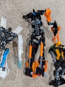 Lot Of 3 LEGO BIONICLE 90661, 2183, 7164 Hero Incomplete 