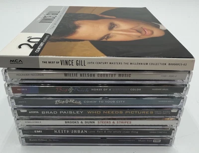 Country Music CD Lot 8 CDs Keith Urban Brooks & Dunn Big Rich Brad Paisley - Image 1 of 3
