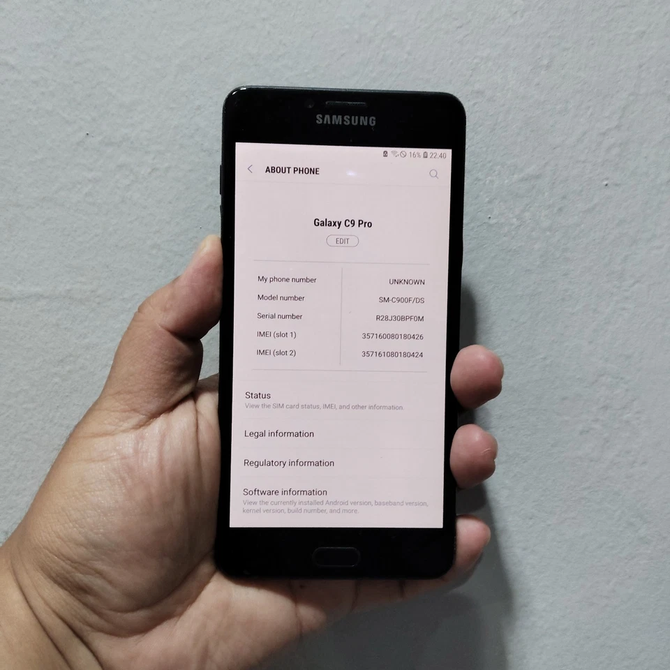 Samsung C9 Pro - Image 2 of 3