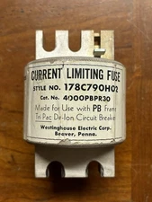 Westinghouse 4000PBPR30 Current Limiting Fuse Style No. 178C790H02