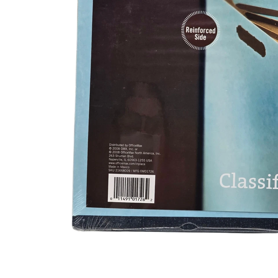 Nip Sealed OfficeMax 5 Count Legal Size Folder Blue 2 Dividers - Image 4 of 4