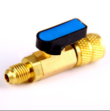 BALL VALVE FOR CHARGING HOSE 1/4" SAE FEMALE x 1/4" SAE MALE