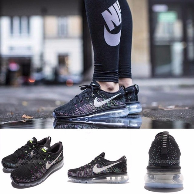 nike flyknit max black
