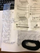 25-b0410 mod tap rack wire manager , rear cable management tray includes 3 cab
