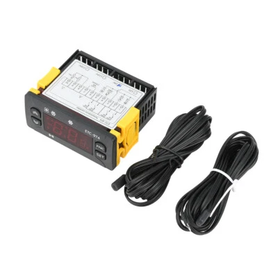 DC12/24V AC110/220V ETC-974 Digital LCD Temperature Controller Smart Thermostat