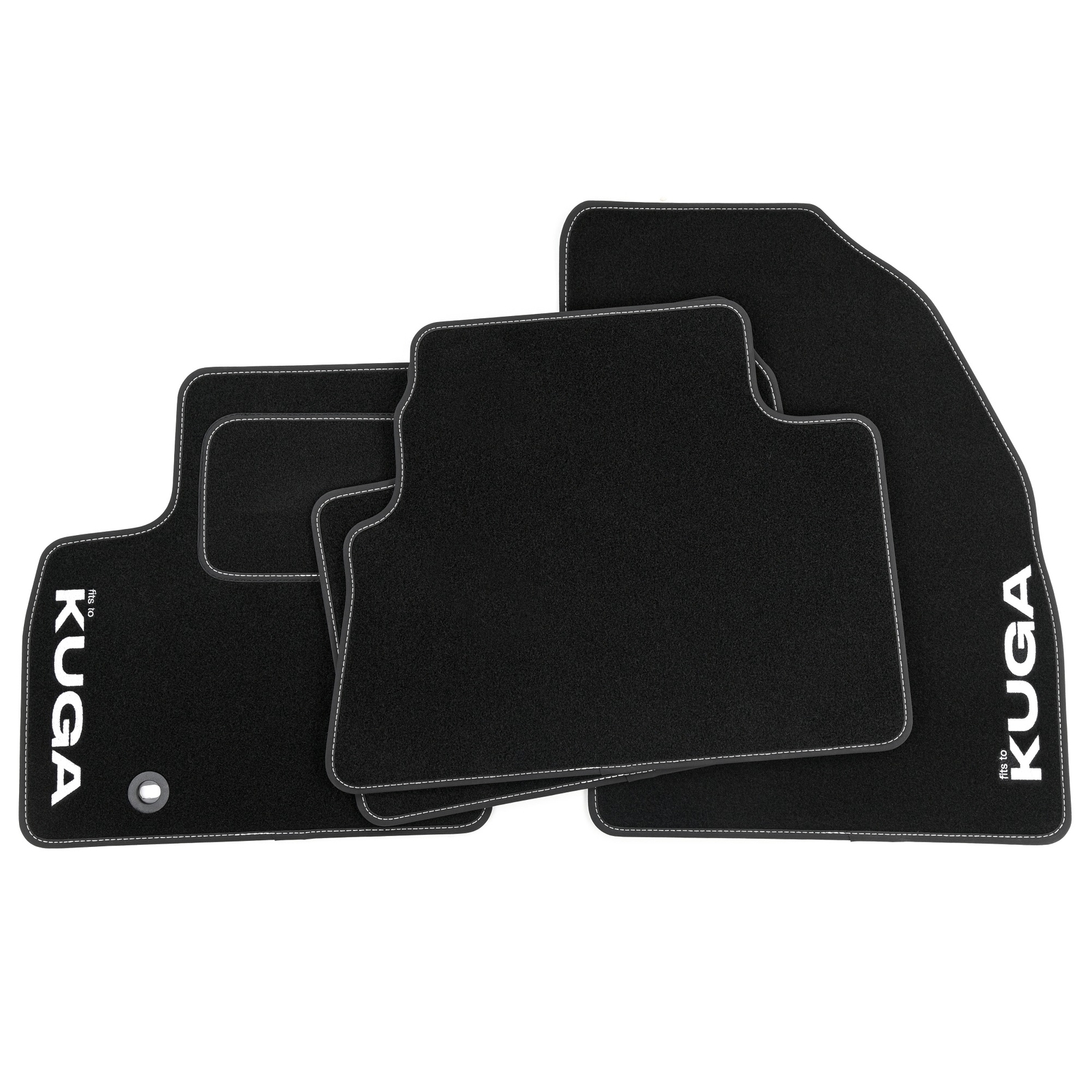 Tapis Kuga I 2008-2012 FO24-1 en velours noir sur mesure