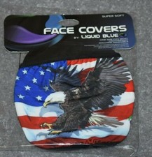 04406 CLOTH AMERICAN EAGLE FLAG FACE-COVERING-MASK DBL. LAYER 100 COTTON LINER