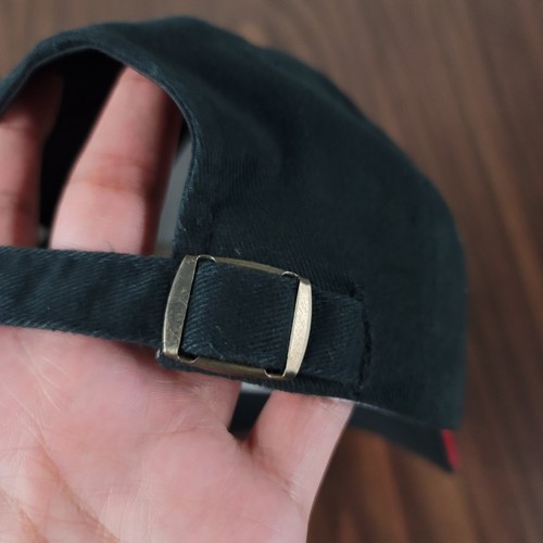 Vintage Chicago Bulls Hat Cap Mens Black Red NBA Basketball Annco Strapback - Picture 9 of 14