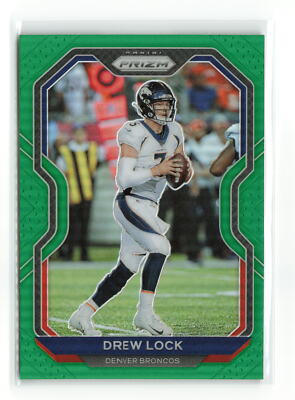 DREW LOCK #113 2020 PANINI PRIZM BRONCOS GREEN