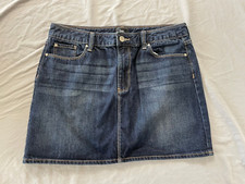 Gap Jeans 5-Pocket 100 Cotton Denim Mini Skirt. Perfectly Broken In, Size 8.