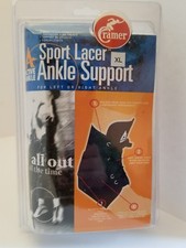 Sport Lacer Ankle Support for Left or Right Ankle: White Size Extra Large Cramer