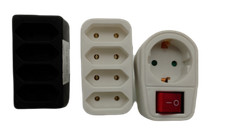 Steckdosenverteiler Übergangsstecker Adapter...
