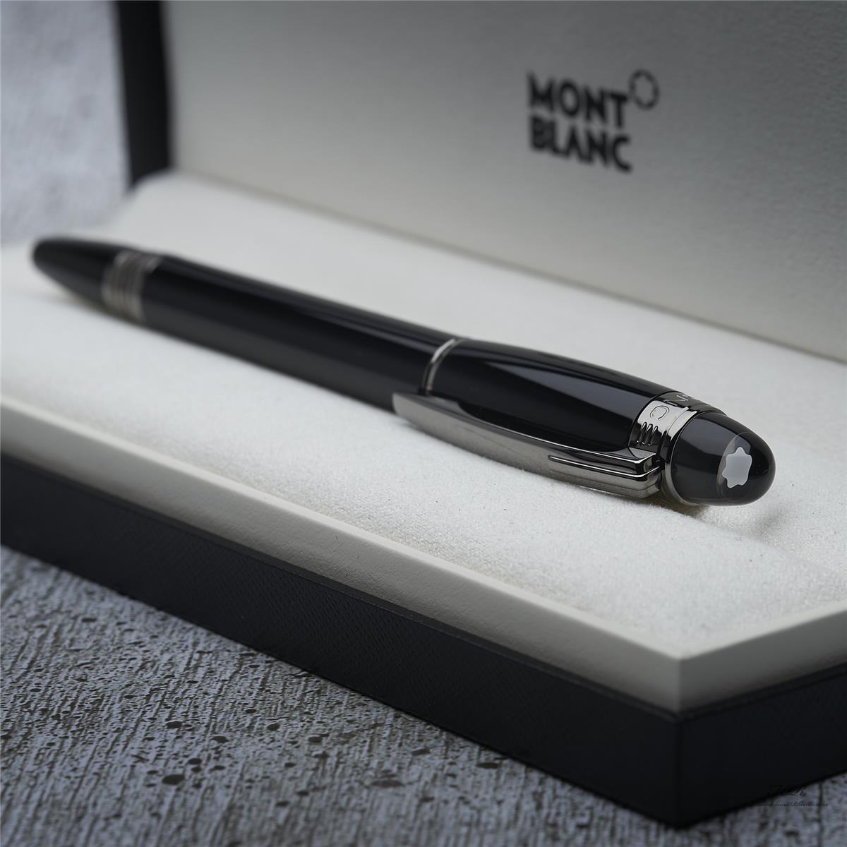 Montblanc Starwalker Midnight Black Rollerball Fineliner Resin ID