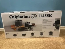 calphalon classic nonstick 8-Piece Cookware Set.~ Sealed Box.~ NEW!