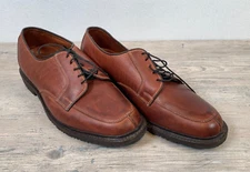 Allen Edmonds Men’s Ashton Split Toe Derby Shoes Sz 9.5 D Chili Brown