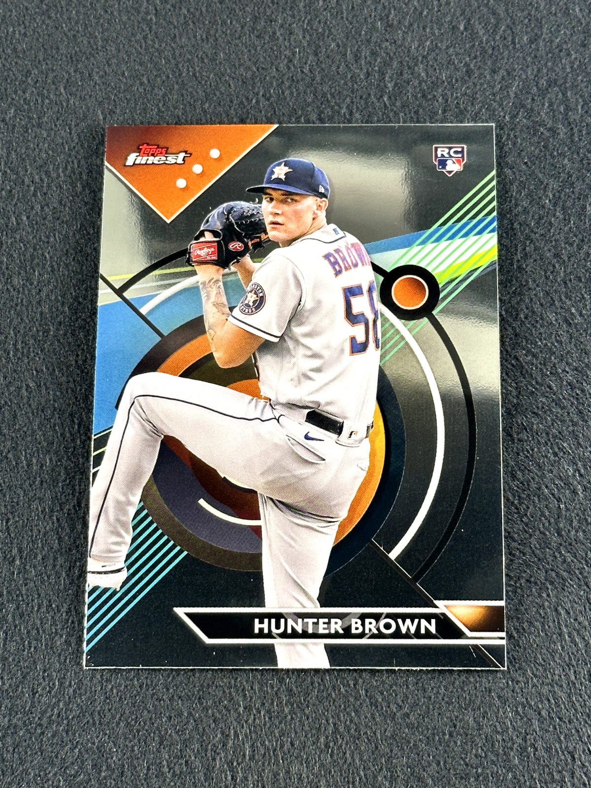 2023 Topps Finest HUNTER BROWN Rookie RC #69 Houston Astros