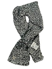 Disney Parks Authentic Mickey 9.5 x 48 Black White Scarf