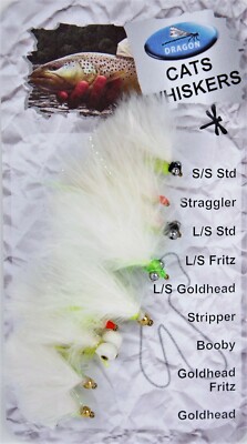Dragon Fly Selection, Gift, Cats Whisker, Trout Still Water Fly Fishing Atractor