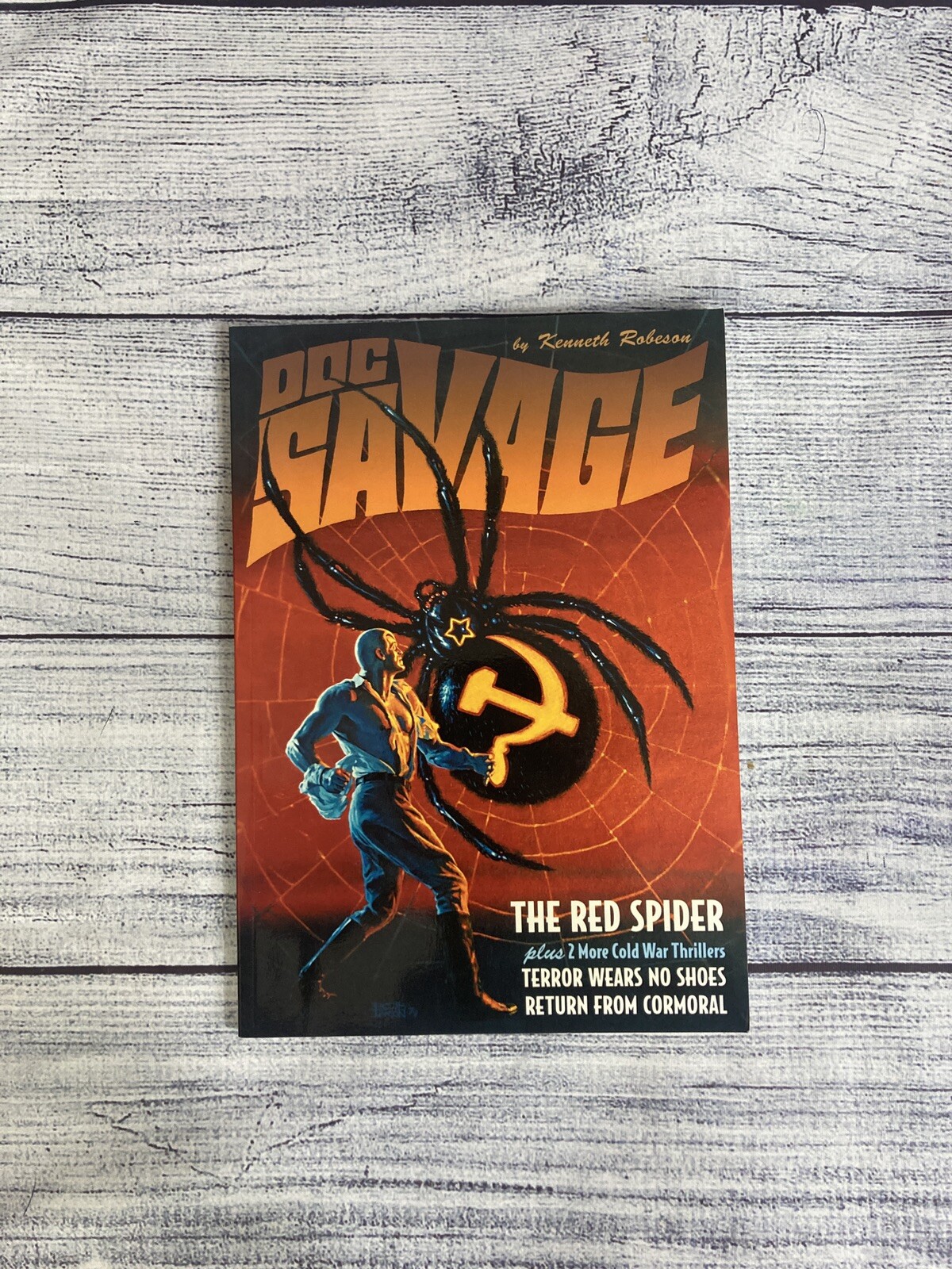 Doc Savage #15 Larkin Cover : RED SPIDER and OTHER COLD WAR THRILLERS by...
