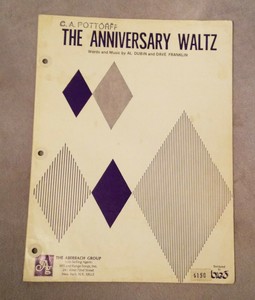 1941 Partituras El Vals Aniversario | eBay