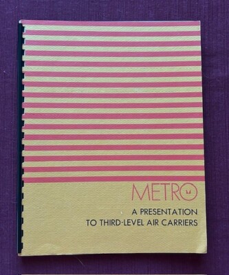 Swearingen Fairchild Metro 1968 Spec Booklet